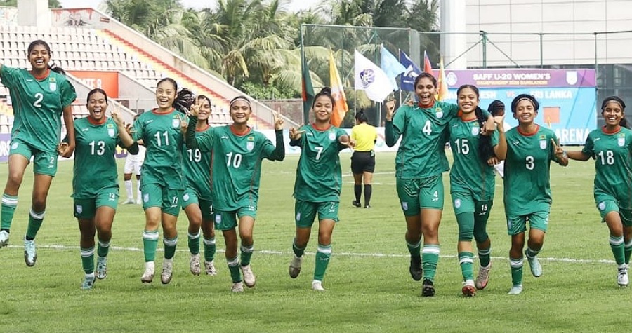 শ্রীলঙ্কাকে গোলবন্যায় ভাসাল বাংলাদেশ