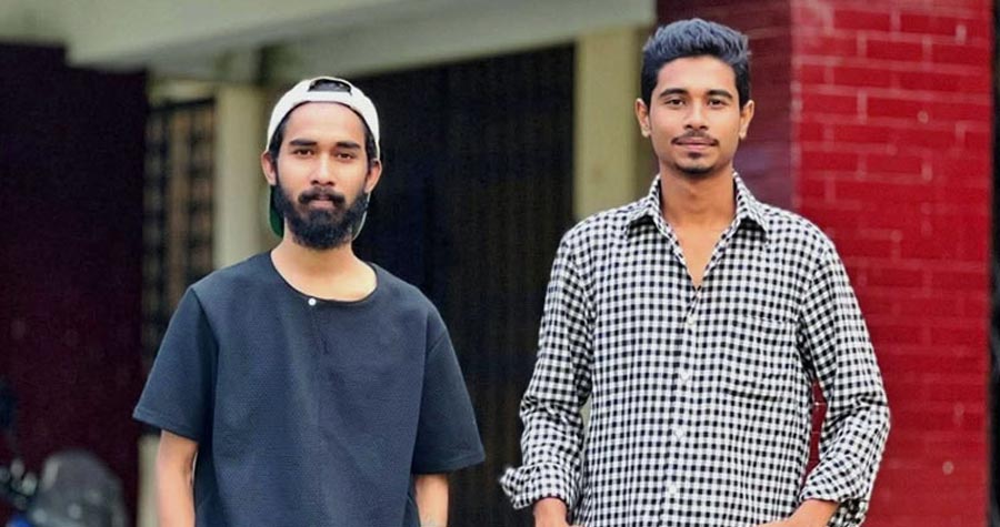 অভিযুক্ত অনিক মন্ডল (কালো রঙের টিশার্ট) ও নিহত ফাহিম: সংগৃহীত ছবি