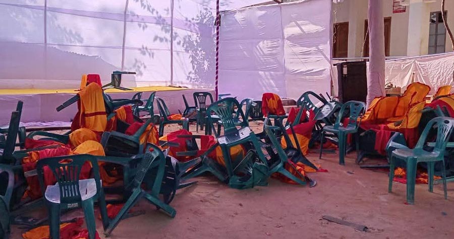 সেতুর নামকরণকে কেন্দ্র করে হামলায় উদ্বোধনী অনুষ্ঠান পণ্ড