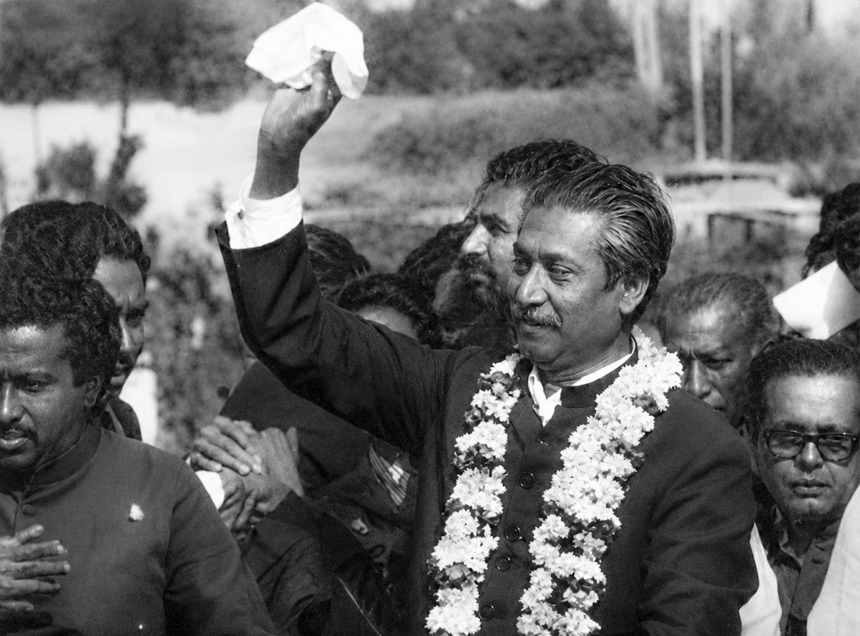 The Awami League was born through its own efforts, created Bangladesh, and   transformed a poor nation into a developing country-such a party cannot remain banned.  